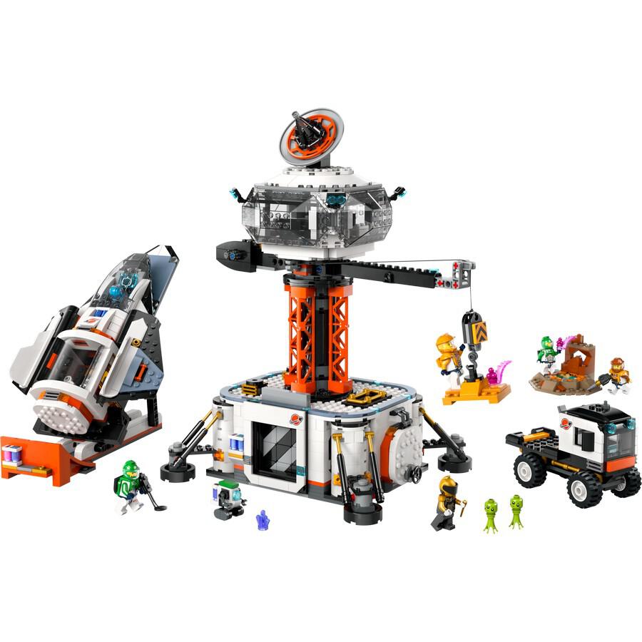 ليجو سيتي 60434 قاعدة الفضاء مع مركبة الانطلاق مكعبات التركيب LEGO
