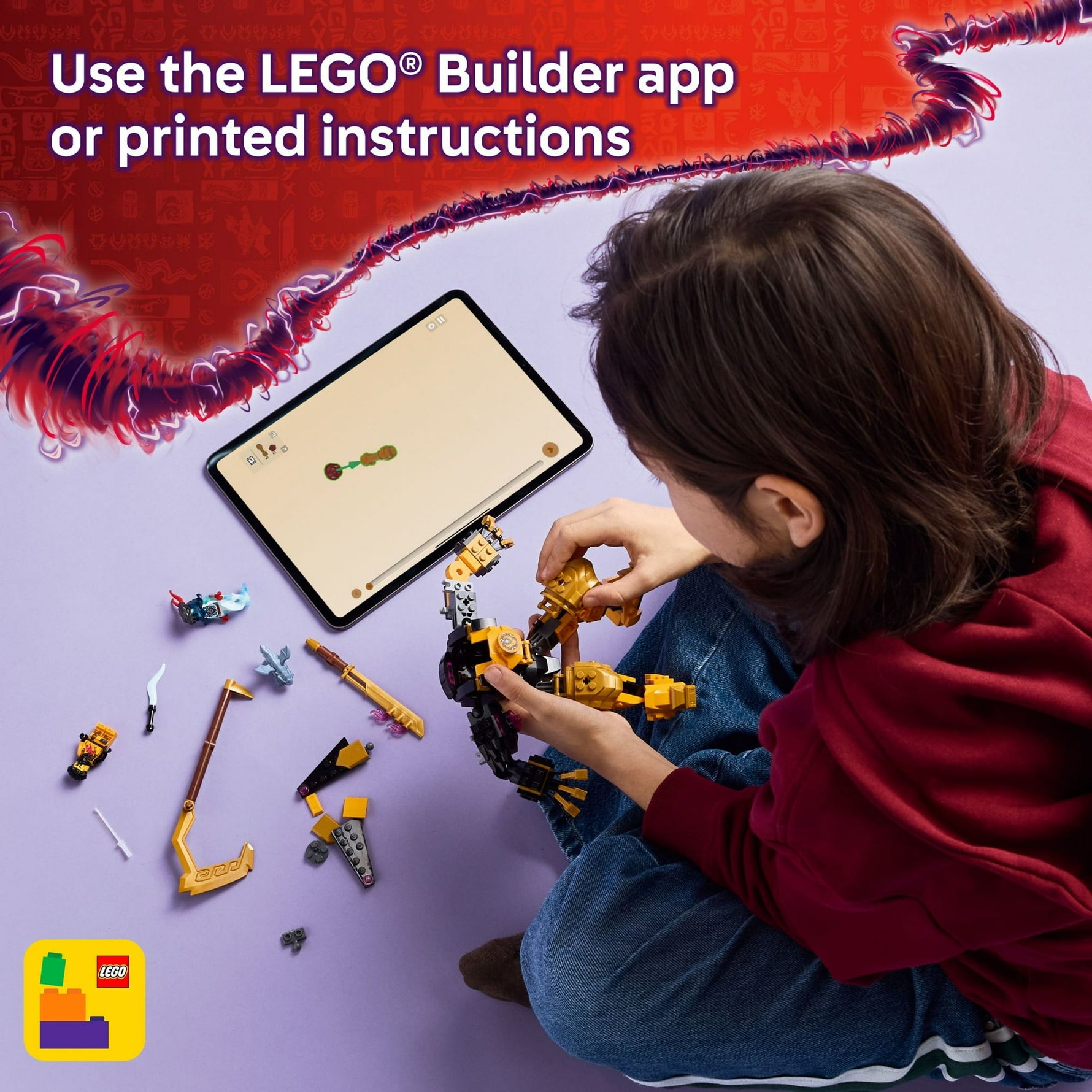 ليجو 71805 نينجاغو أرينز سبينجيتسو باتل ميتش مكعبات التركيب LEGO