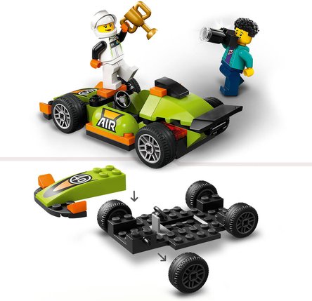 ليجو 60399 سيتي سيارة سباق سيتي جرين مكعبات التركيب LEGO