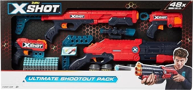 اكس شوت بنادق ومسدسات مسدسات مطاطية Zuru