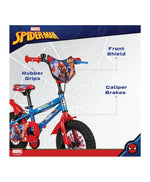 سبارتان دراجة سبايدر مان ازرق و احمر مقاس 12 دراجة 2 عجلة SPARTAN