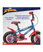 سبارتان دراجة سبايدر مان ازرق و احمر مقاس 12 دراجة 2 عجلة SPARTAN