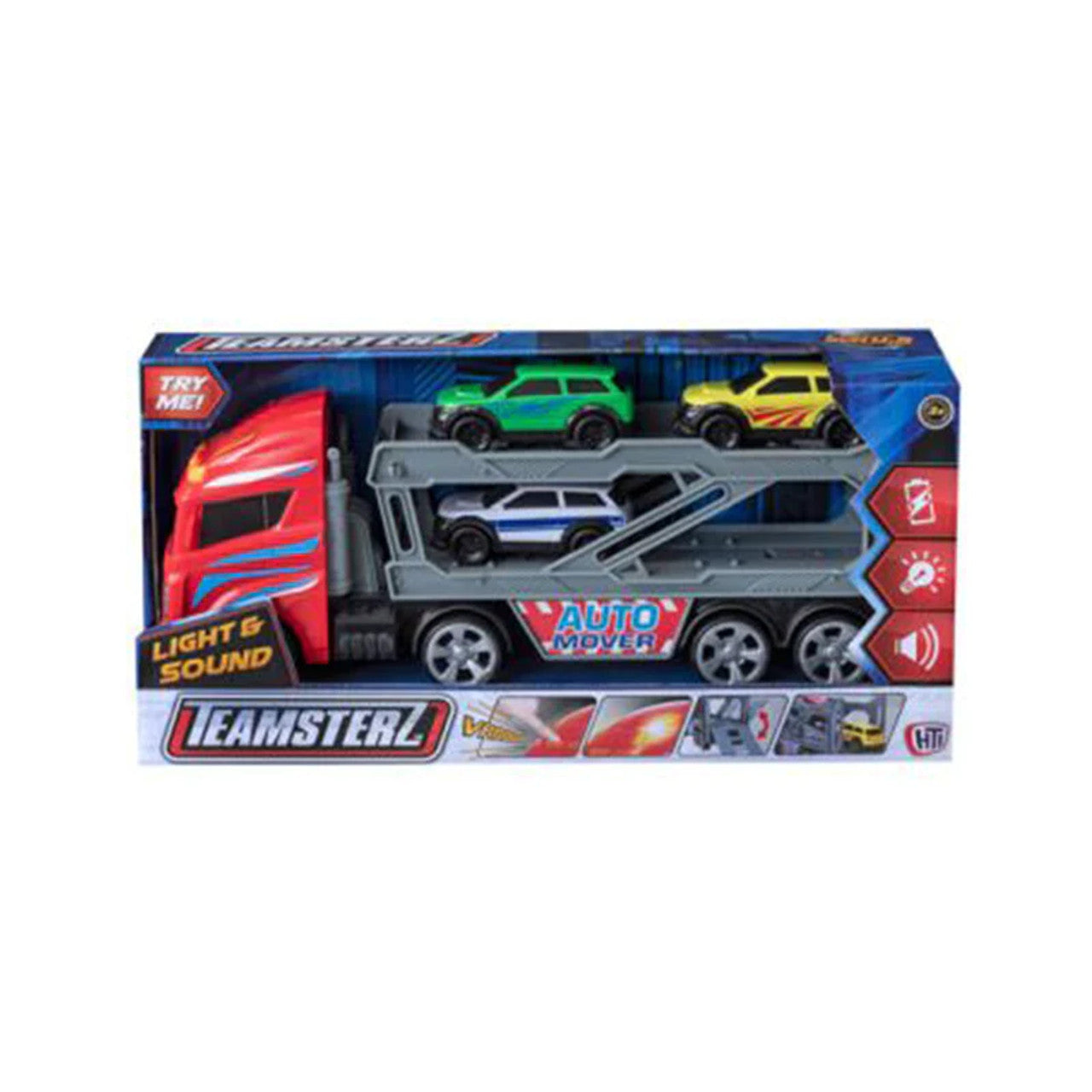 تيمسترز لعبة شاحنات نقل السيارات ناقلة سيارات Teamsterz