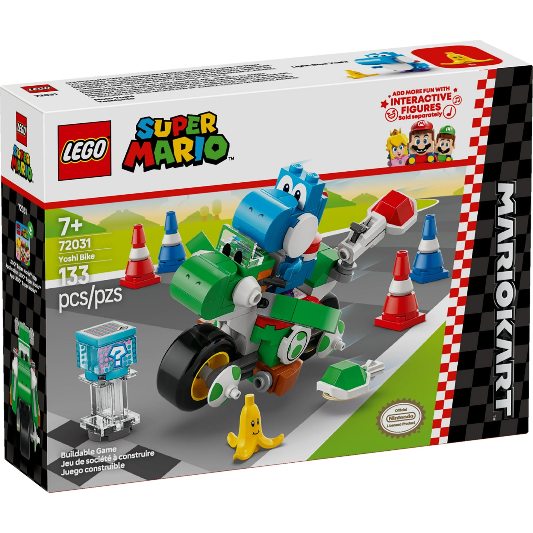 ليجو 72031 سوبر ماريو دراجة ماريو كارت يوشي مكعبات التركيب LEGO
