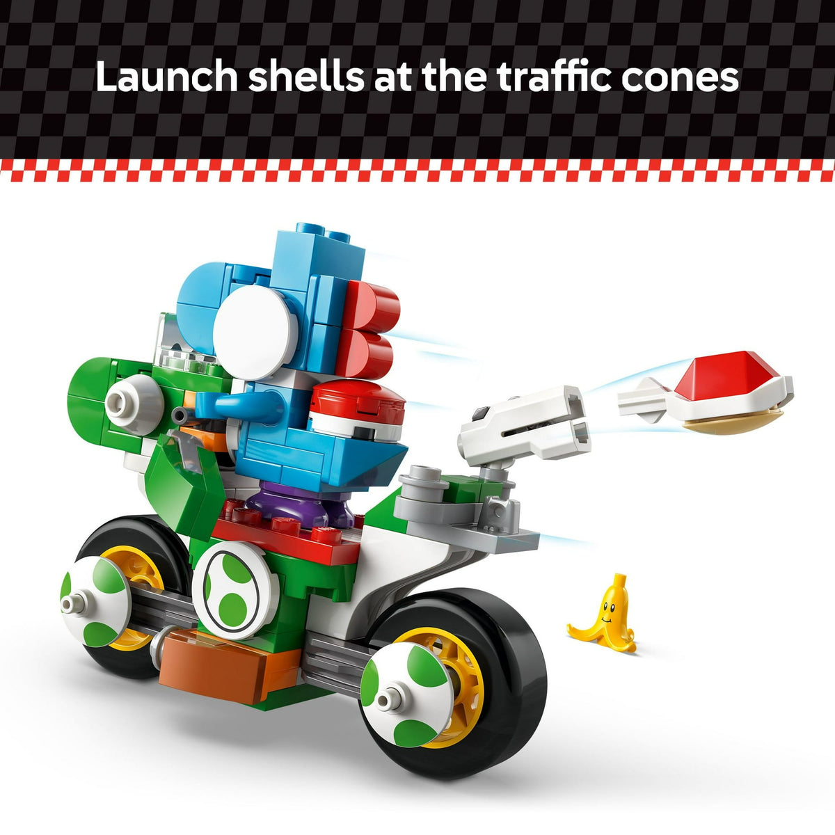 ليجو 72031 سوبر ماريو دراجة ماريو كارت يوشي مكعبات التركيب LEGO