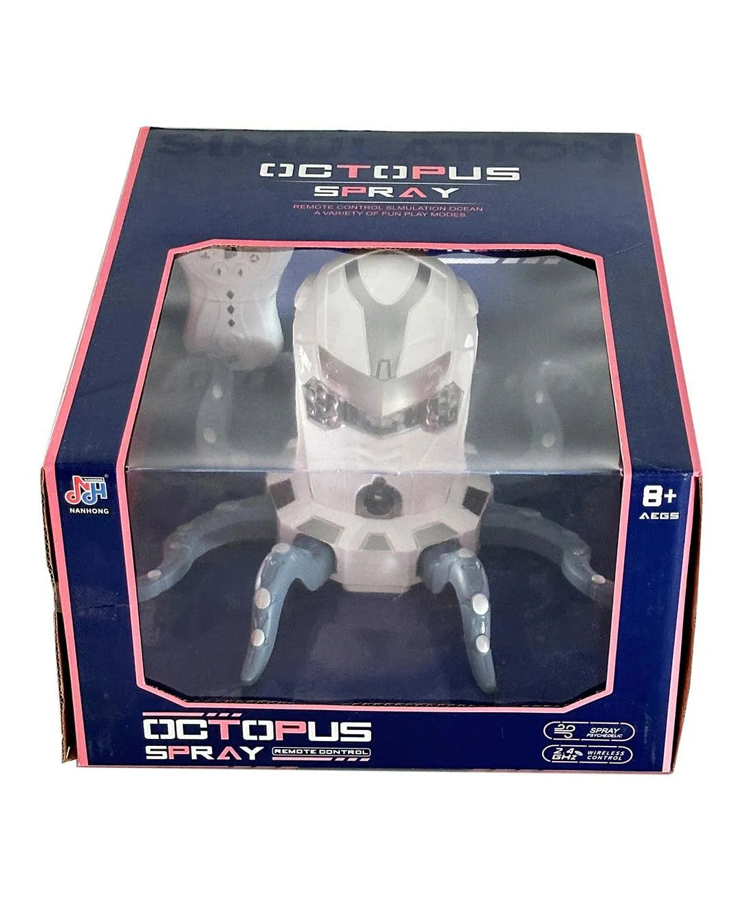 روبوت أخطبوط مزود برشاش ماء ريموت كنترول ألعاب الروبوت NANHONG