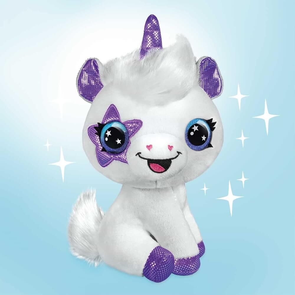 اير برش دمية يونيكورن مخملية مع فرشاة هوائية رسم و تلوين Airbrush Plush