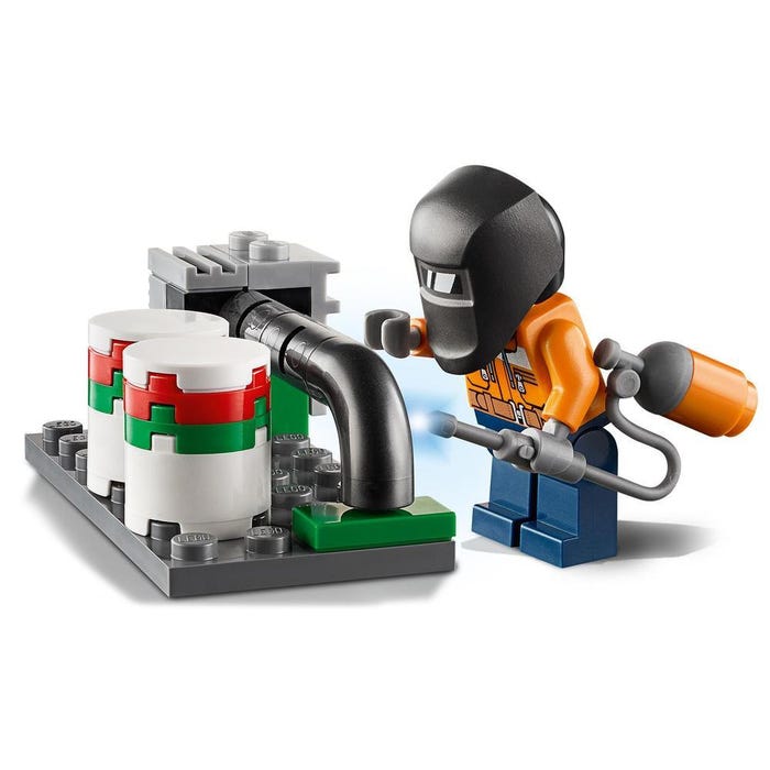 ليجو سيتي مروحية رجال الإطفاء مكعبات التركيب LEGO