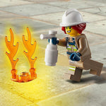ليجو سيتي مروحية رجال الإطفاء مكعبات التركيب LEGO