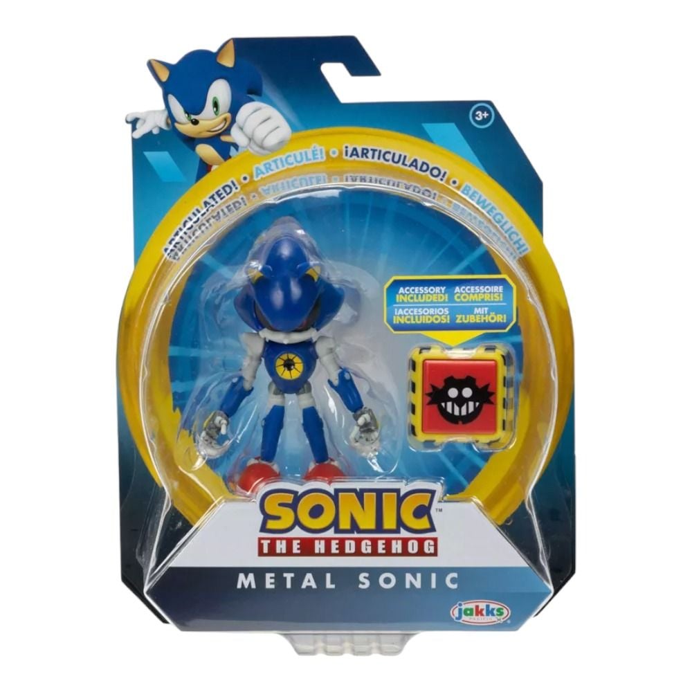 سونيك مجسم القنفذ المعدني مقاس 10 سم مجسمات الشخصيات Sonic