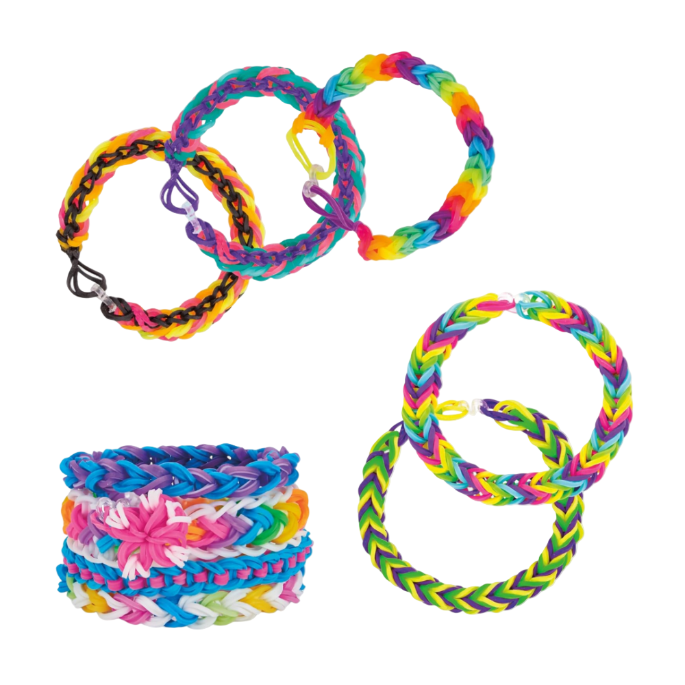 كريزي ارت مجموعة صنع أساور مطاطية الخرز والاكسسوارات Craz-Art