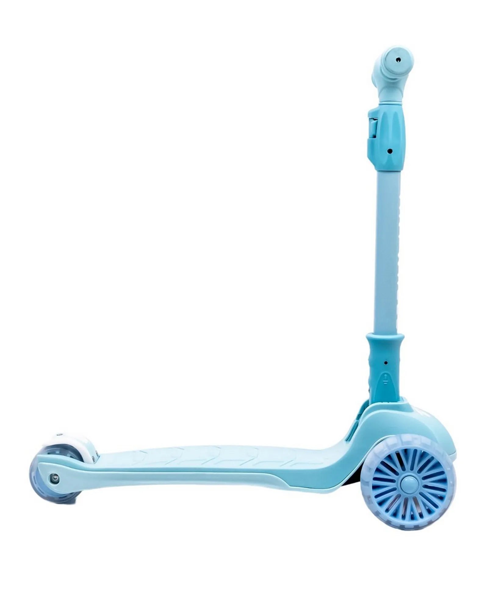 تايني ويل سكوتر أزرق فاتح 3 كفرات قابل للطي سكوتر 3 عجلات Tiny Wheel