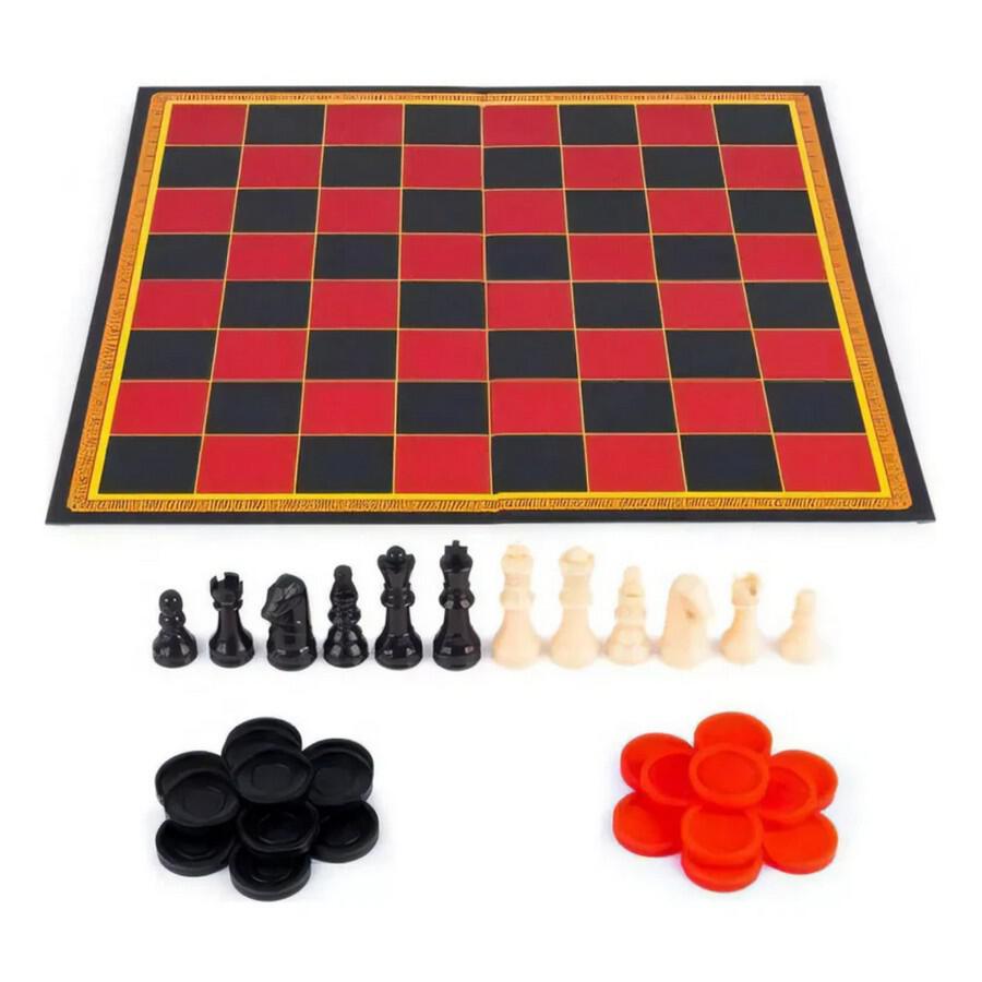 لعبة شطرنج كلاسيكية 3 في 1 العاب لوحية Spin master