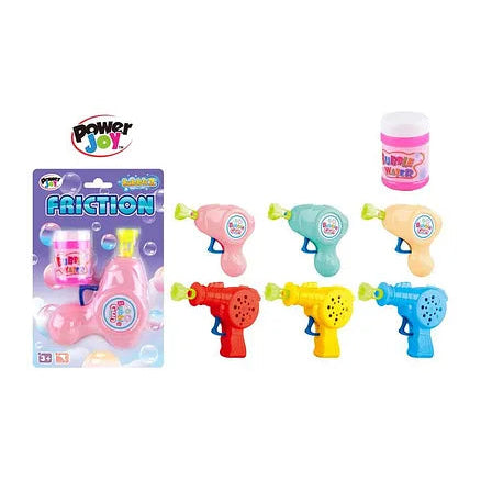 باور جوي مسدس فقاعات صغير مع محلول متنوع فقاعات الماء والصابون Power Joy