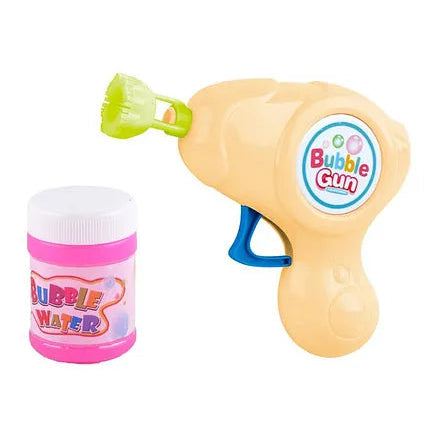 باور جوي مسدس فقاعات صغير مع محلول متنوع فقاعات الماء والصابون Power Joy
