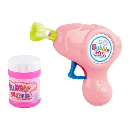 باور جوي مسدس فقاعات صغير مع محلول متنوع فقاعات الماء والصابون Power Joy