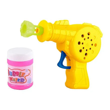 باور جوي مسدس فقاعات صغير مع محلول متنوع فقاعات الماء والصابون Power Joy