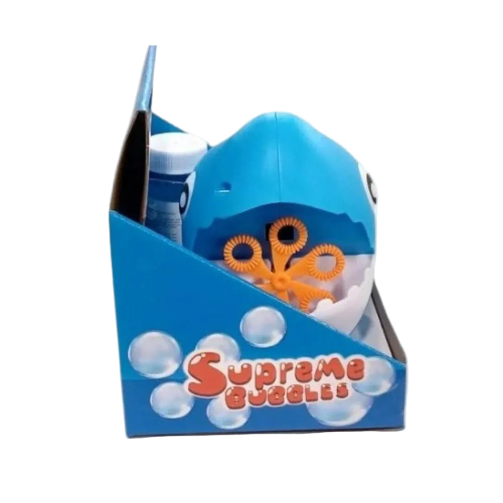 سوبريم آلة صنع فقاعات على شكل سمكة قرش فقاعات الماء والصابون Supreme