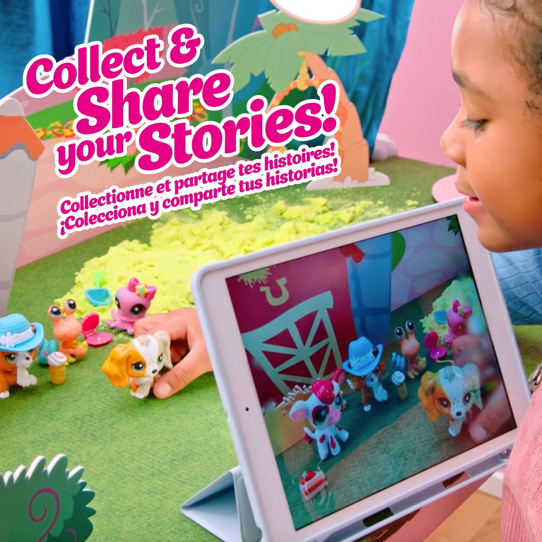ليتلست بيت شوب مجموعة الحلويات الذيذة الثلاثية مجسمات الحيوانات Littlest Pet Shop