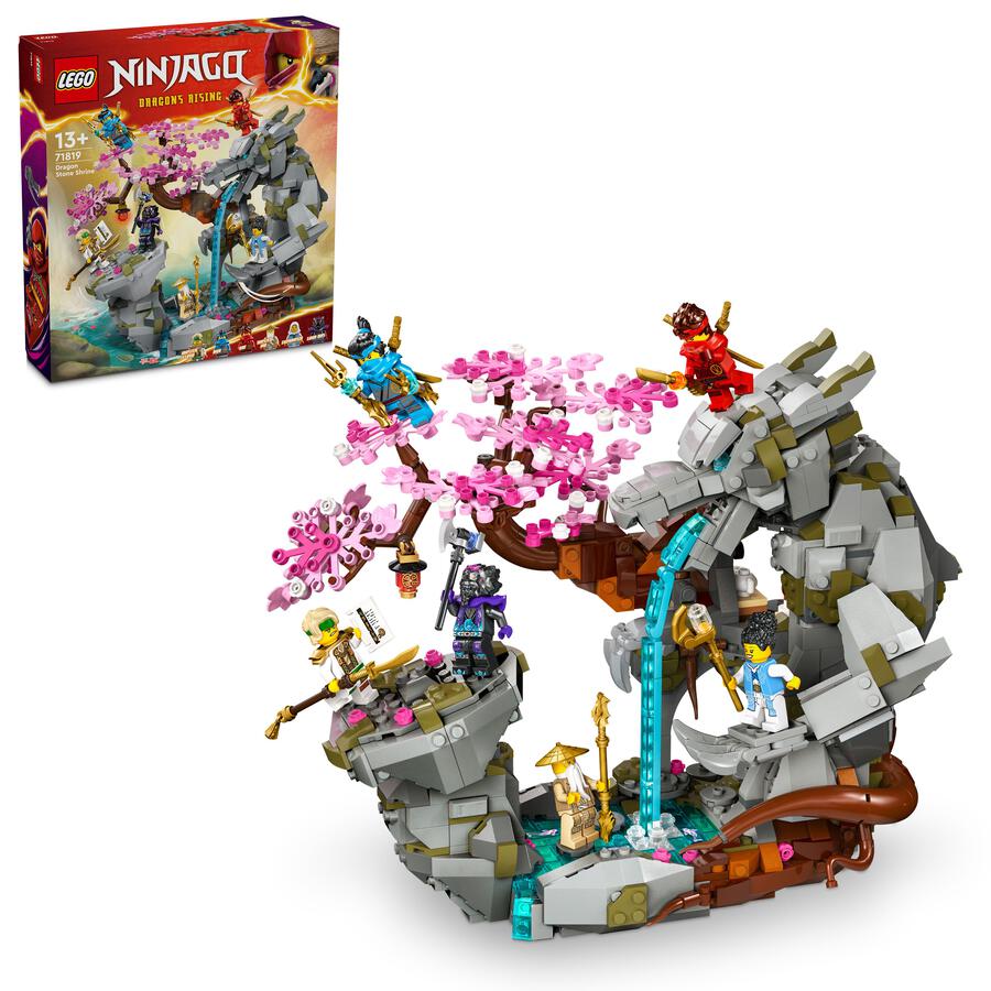 ليجو 71819 نينجاغو لعبة ضريح حجر التنين مكعبات التركيب LEGO