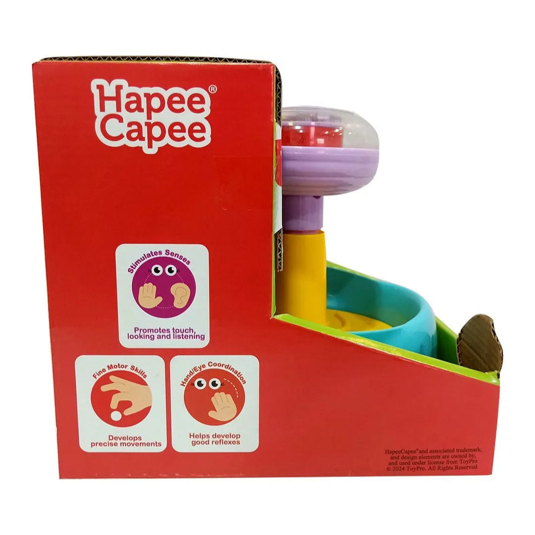 هابي كابي لعبة دوران الكرات بثلاثه كرات ملونة مواليد تفاعلي Hapee Capee