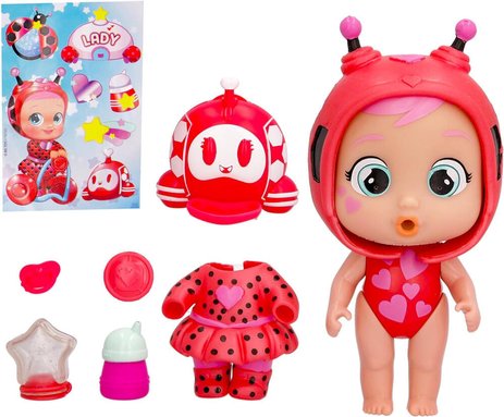 كراي بيبيز الدموع السحرية ليدي دمية مع اكسسوارات CRY Babies