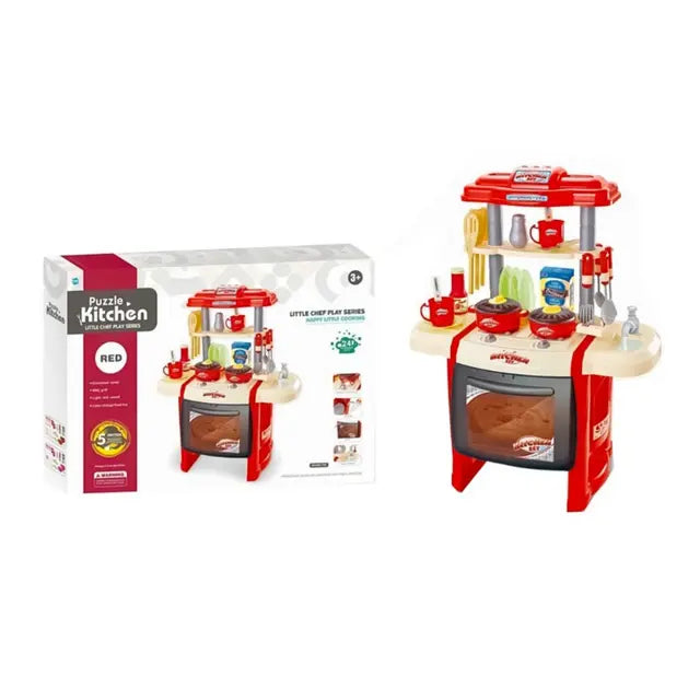 مجموعة طاولة المطبخ ألعاب المطابخ LOCAL