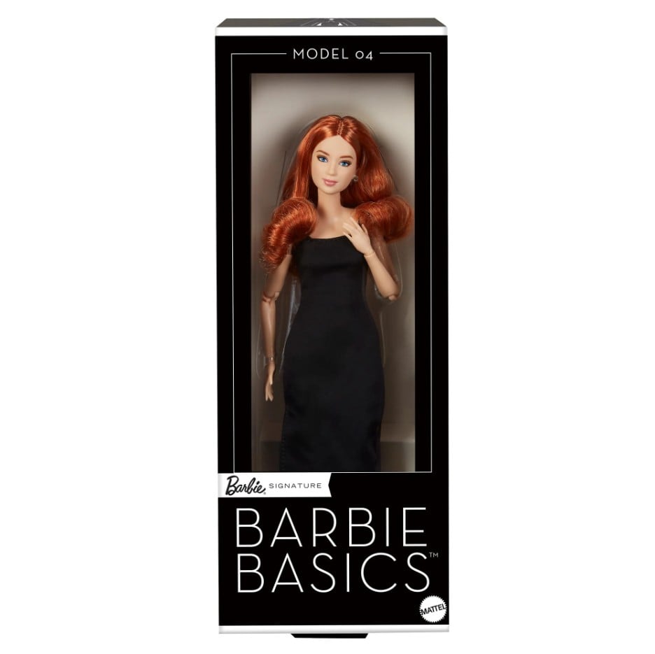باربي دمية بشعر أحمر مجعد دمى الشخصيات Barbie