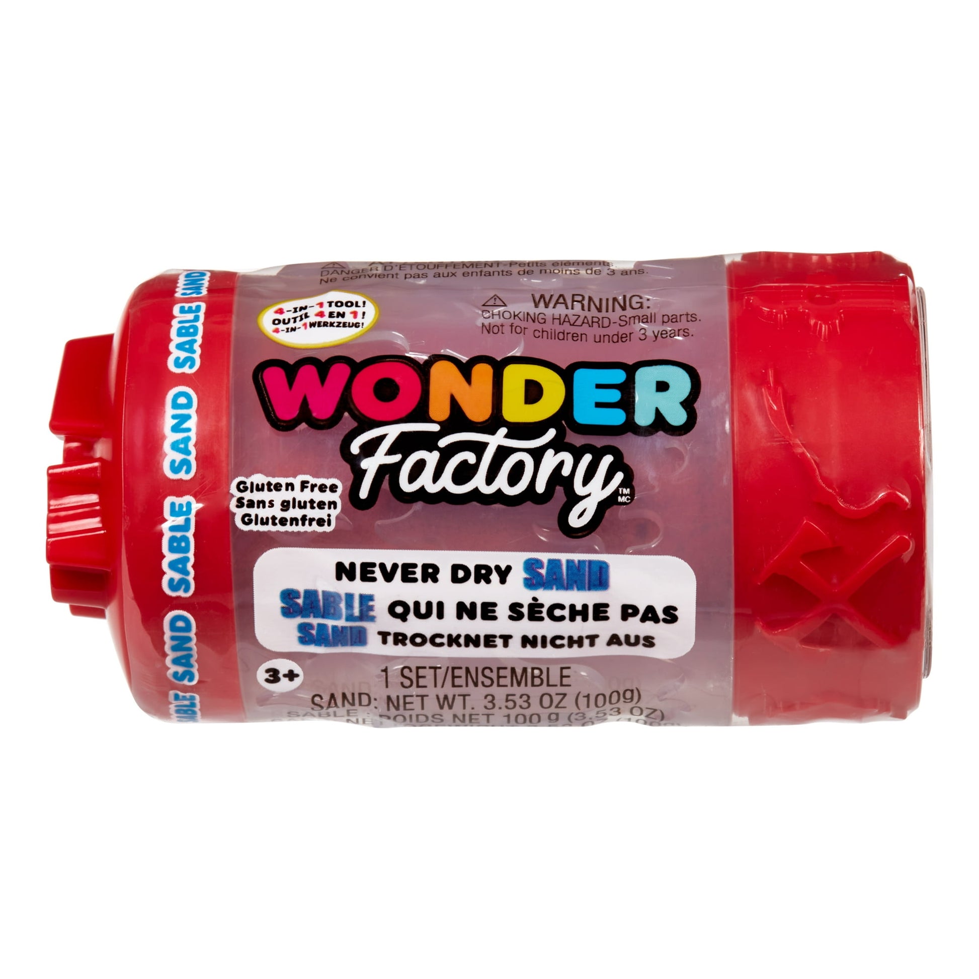 وندر فاكتوري رمل سحري احمر تشكيل الرمل Wonder Factory
