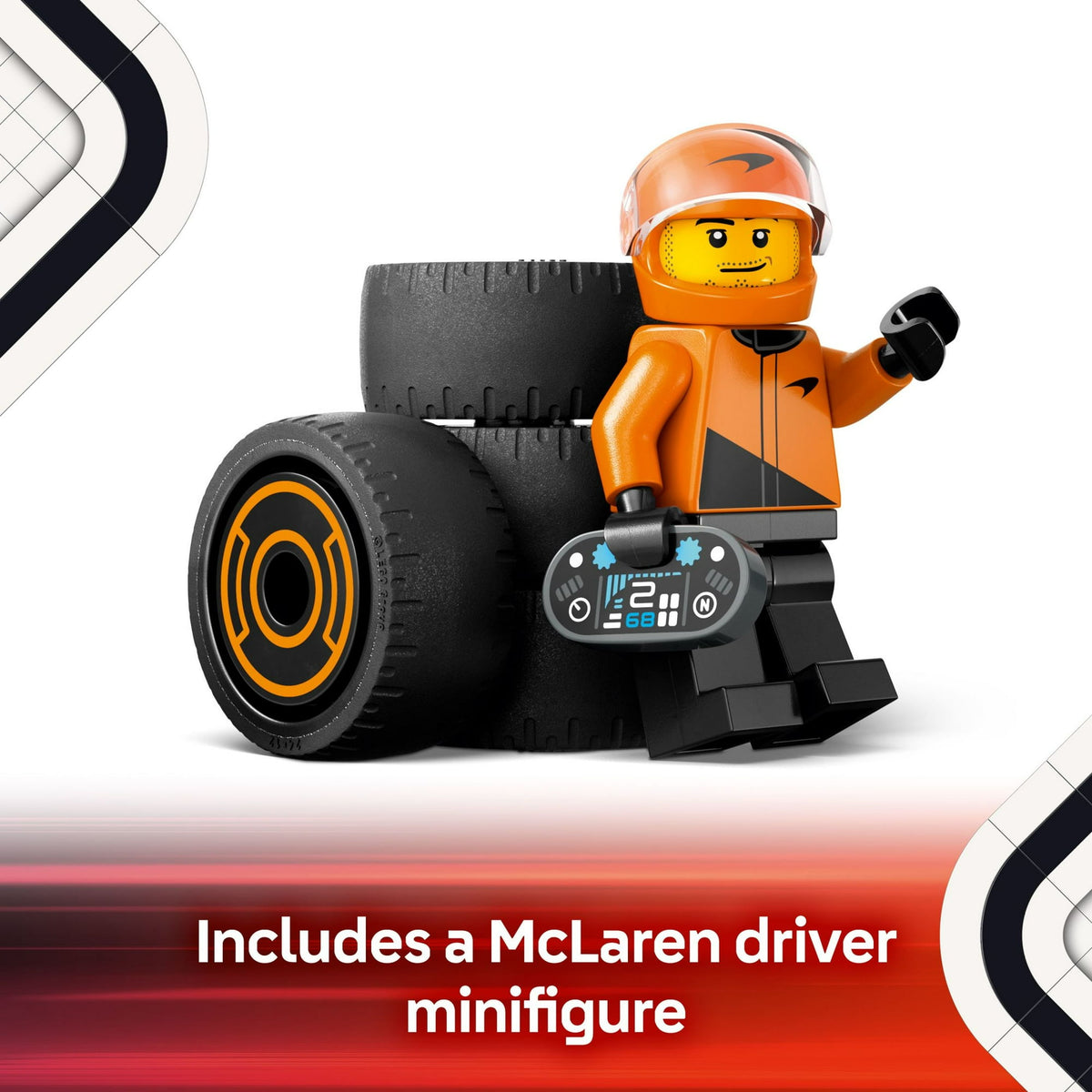 ليجو 60442 سيتي سيارة سباق ماكلارين مكعبات التركيب LEGO