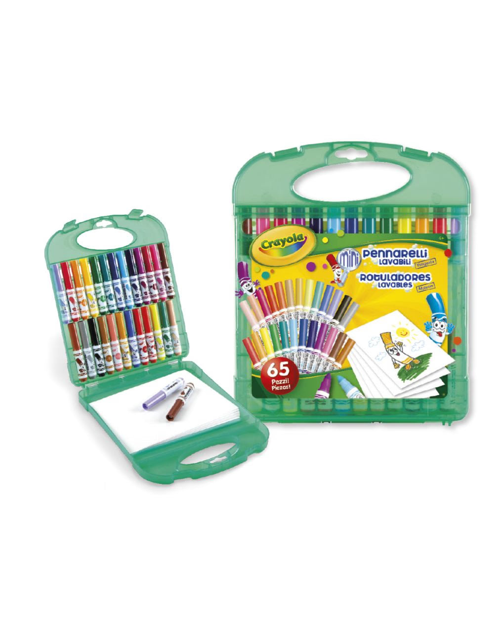 كرايولا مجموع الوان قابلة للغسل رسم و تلوين Crayola