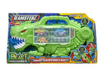 تيمسترز لعبة مركبة الديناصور المدمرة خضراء ناقلة سيارات Teamsterz