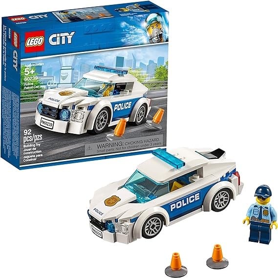 ليجو سيتي مجموعة العاب بناء سيارة شرطة مكعبات التركيب LEGO