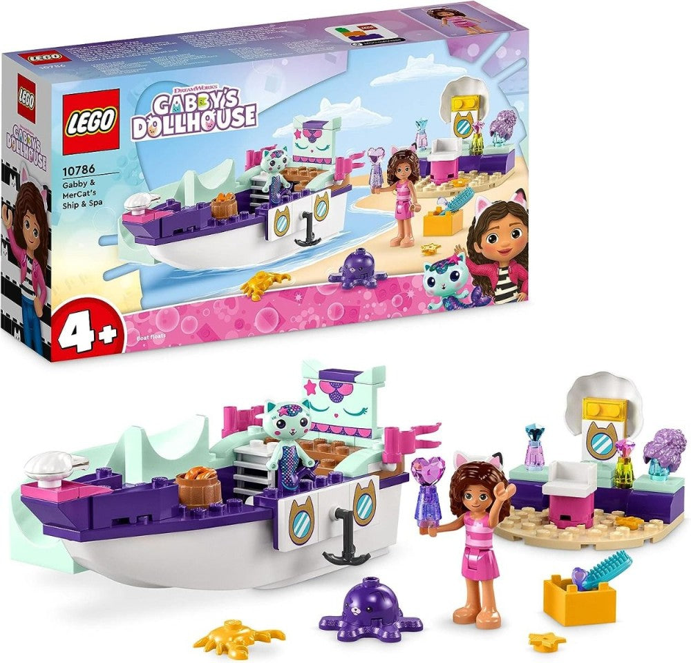 ليجو بيت الدمى غابي سفينة ومنتجع غابي مكعبات التركيب LEGO