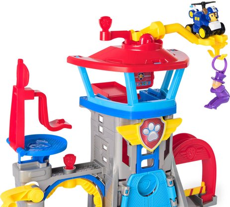 باو باترول برج مطار بوب سكواد مركبات مع مسار Paw Patrol