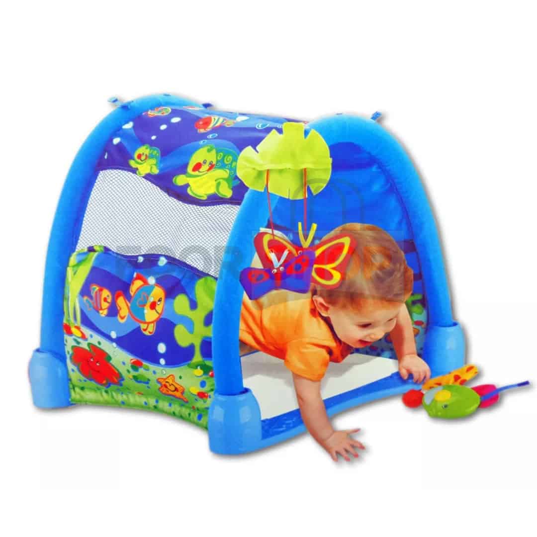 خيمة أطفال مع بساط ألعاب 2في1 بساط للمواليد LOCAL