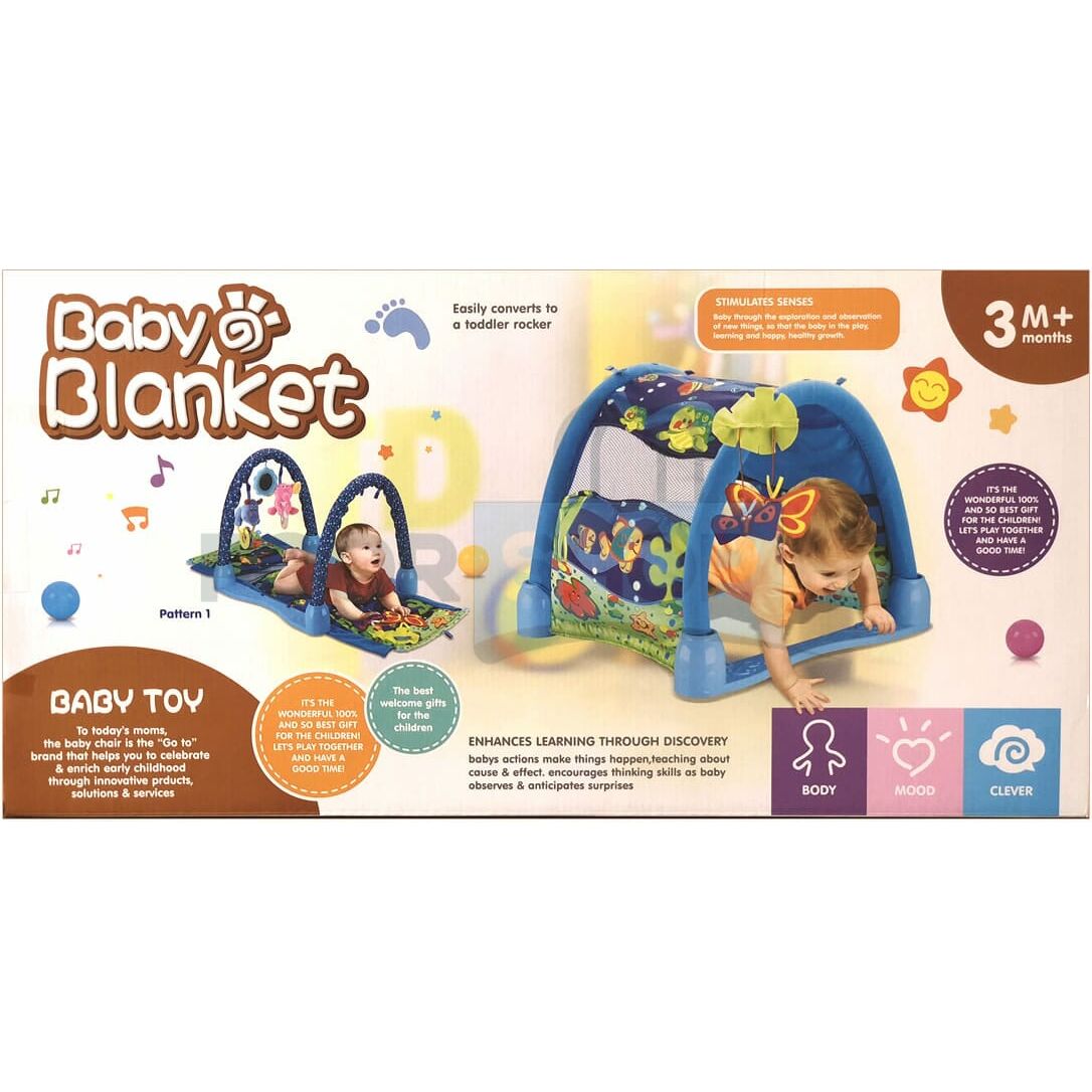 خيمة أطفال مع بساط ألعاب 2في1 بساط للمواليد LOCAL