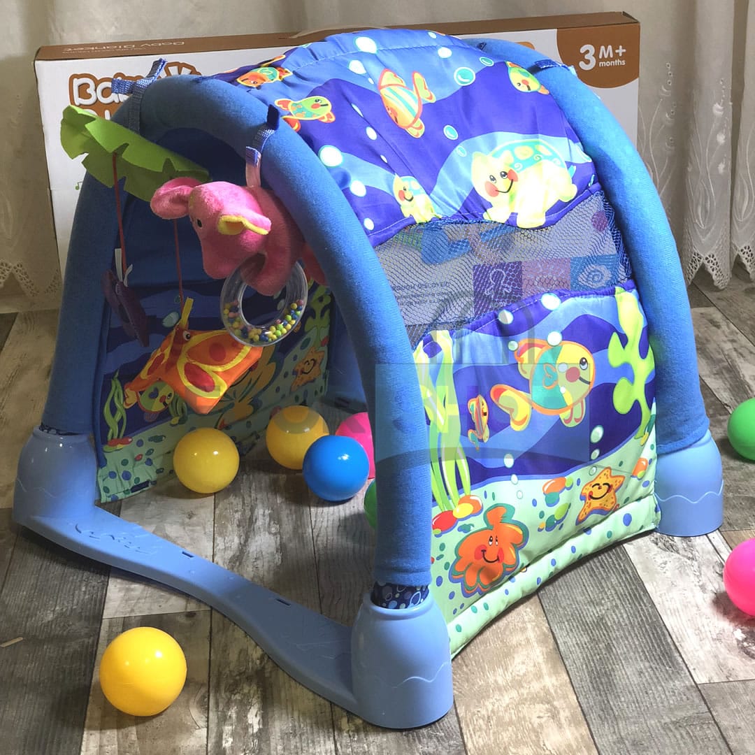 خيمة أطفال مع بساط ألعاب 2في1 بساط للمواليد LOCAL