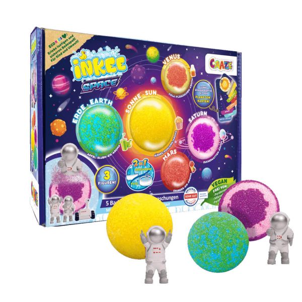 كرايز إنكي سبيس 5 قنابل استحمام سلايم CRAZE