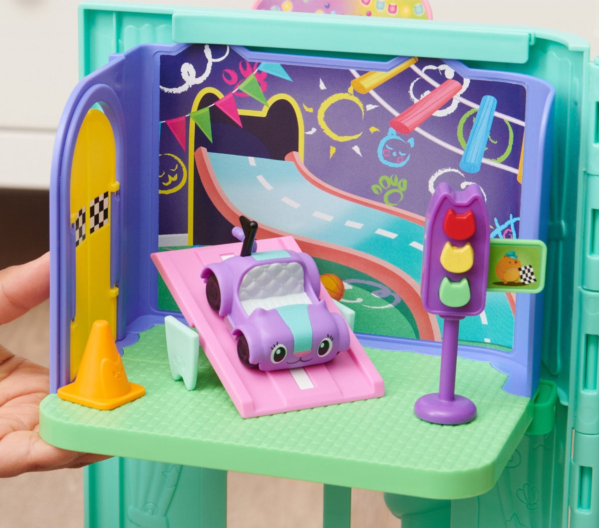 غابي دول هاوس غرفة السيارة كارليتا اكسسوارت الدمى Gabby Dollhouse