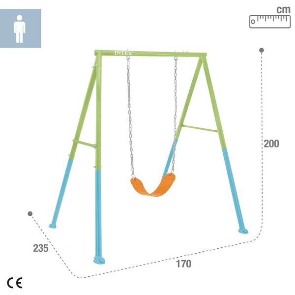 انتكس مرجيحة اطفال المراجيح Intex
