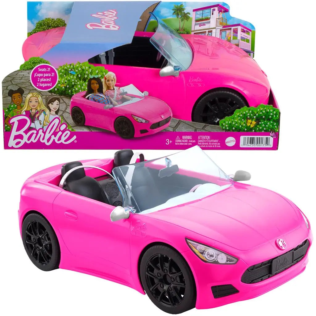 باربي سيارة قابلة للتحويل بمقعدين اكسسوارت الدمى Barbie