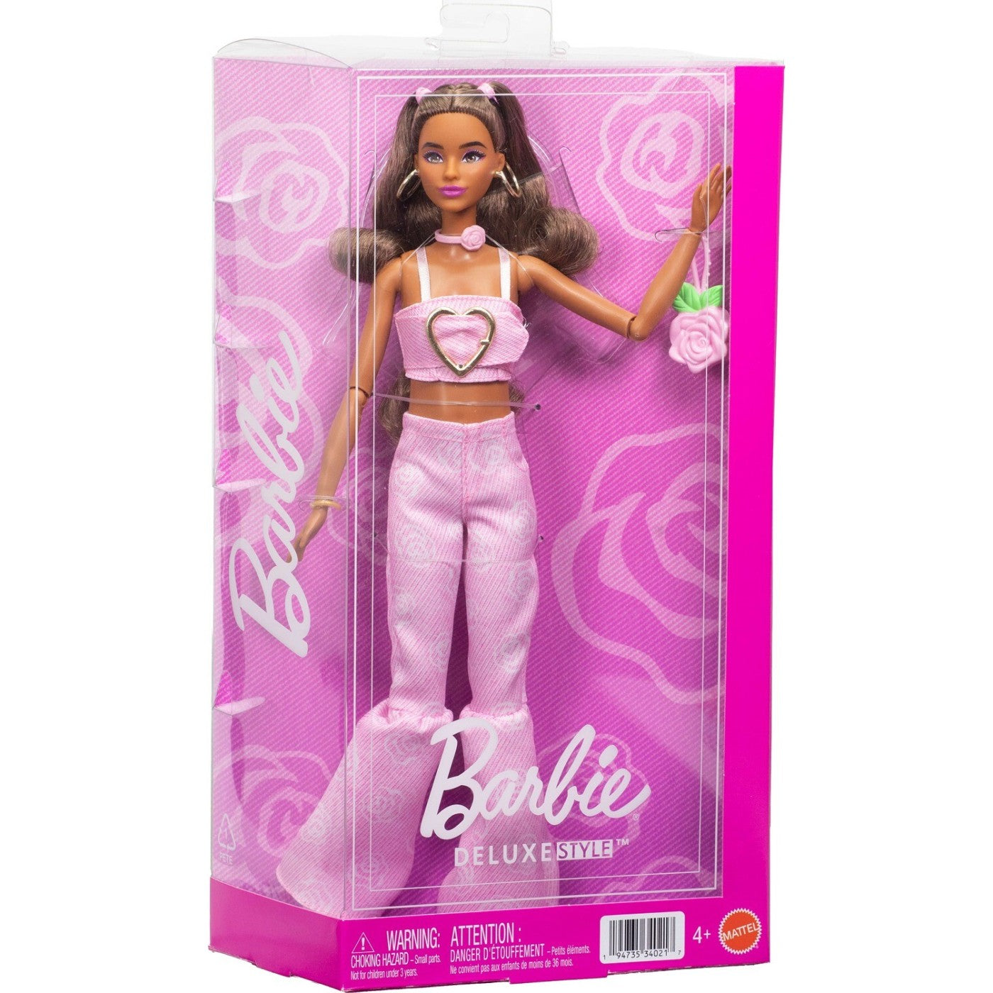 باربي دمية ديلوكس ستايل الوردية دمية مع اكسسوارات Barbie