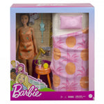 باربي دمية مع أثاث غرفة النوم دمية مع اكسسوارات Barbie