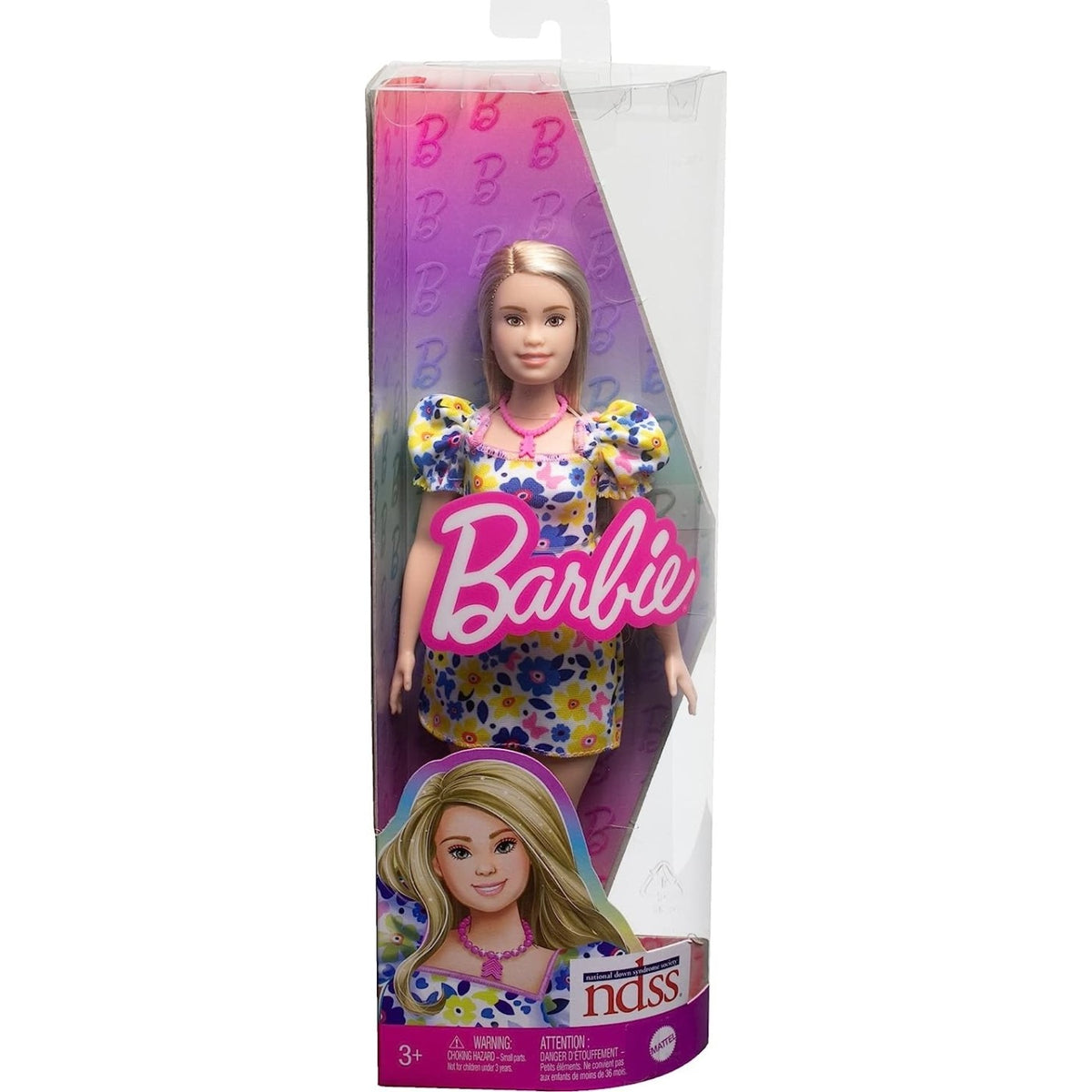 باربي دمية متلازمة داون بشعر اشقر دمى الشخصيات Barbie