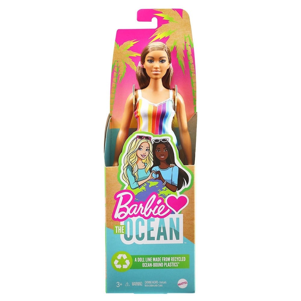 باربي دمية لوفز ذا أوشن مع فستان دمى الشخصيات Barbie