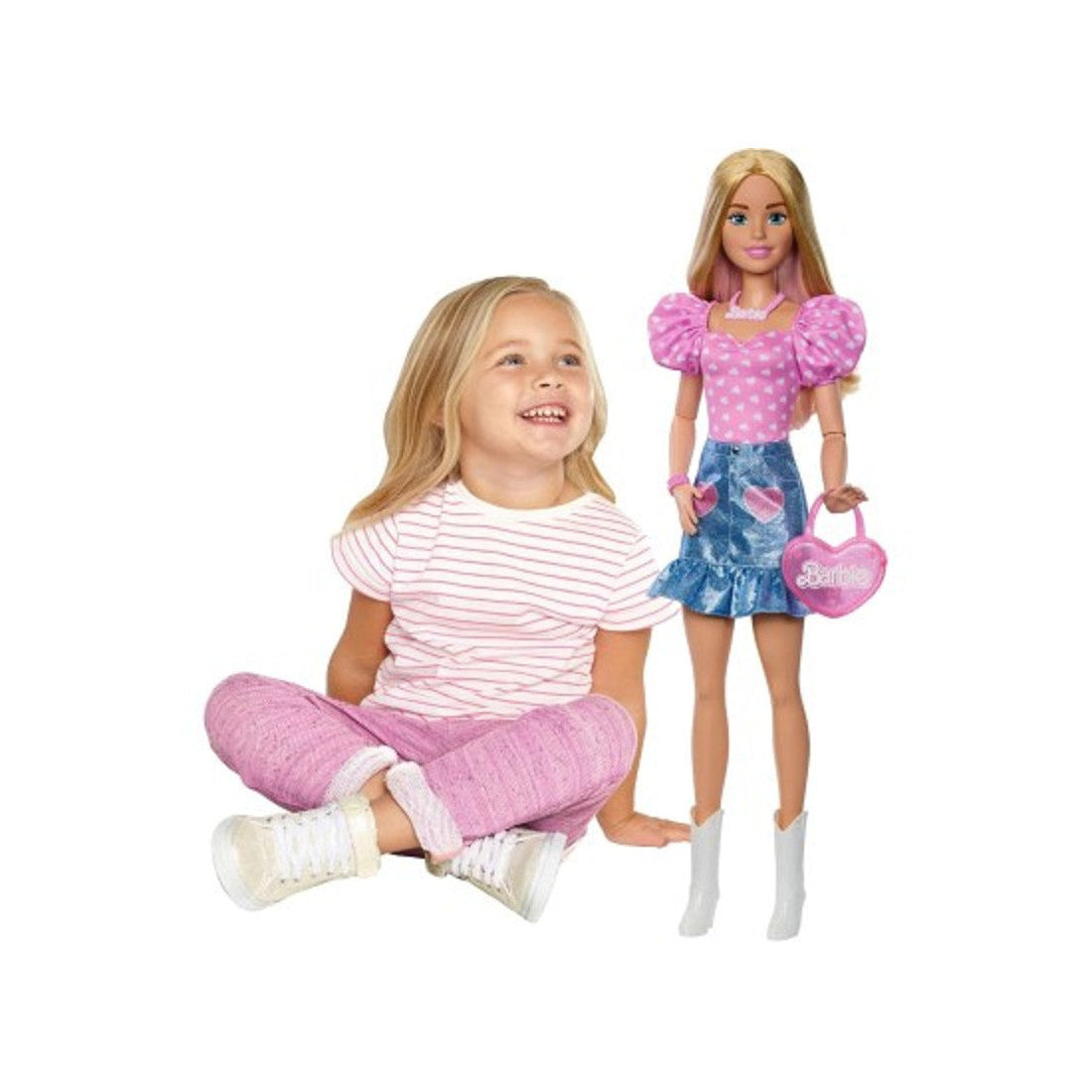 باربي دمية عصرية بلون اشقر 71 سم دمى الشخصيات Barbie
