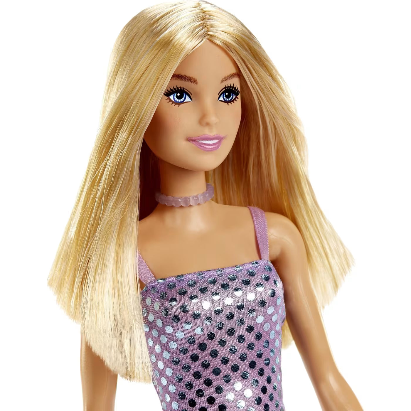 باربي دمية فستان بلون أرجواني دمى الشخصيات Barbie