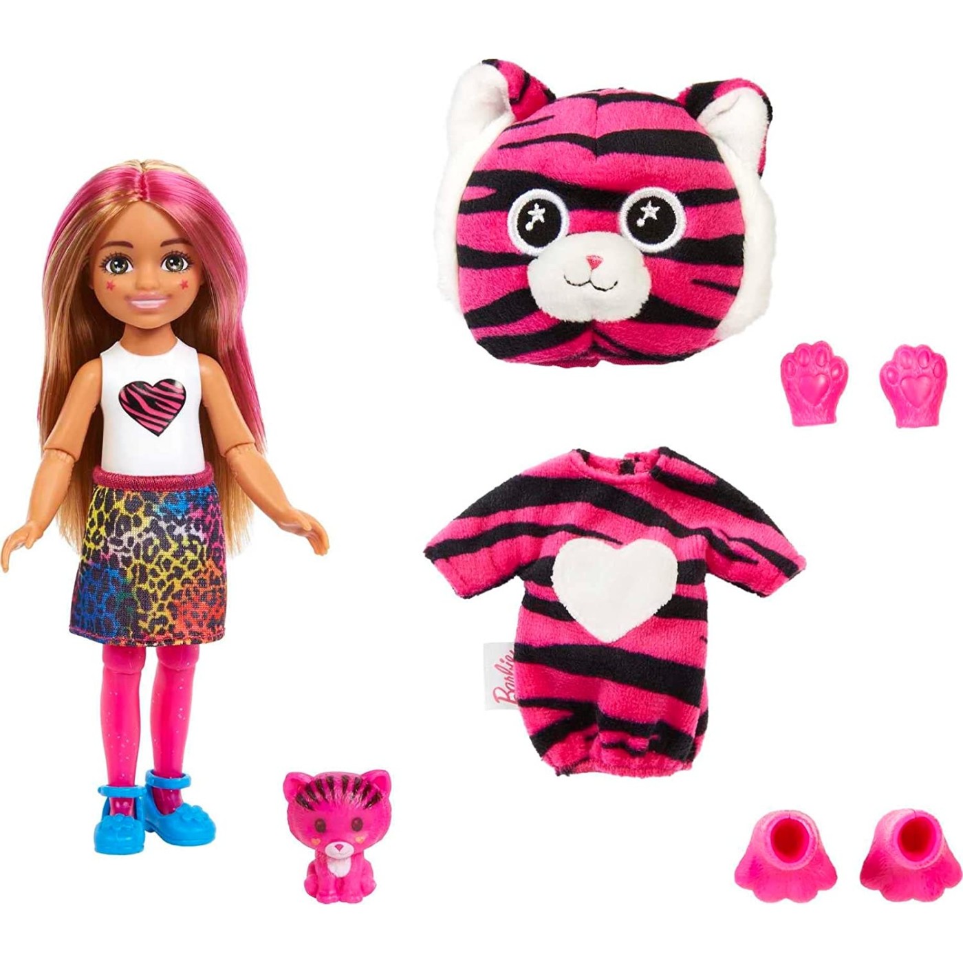 باربي كيوتي ريفيل دمية زي النمر دمية مع اكسسوارات Barbie