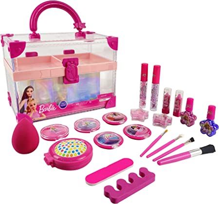 باربي صندوق مستحضرات تجميل المكياج والتجميل Barbie